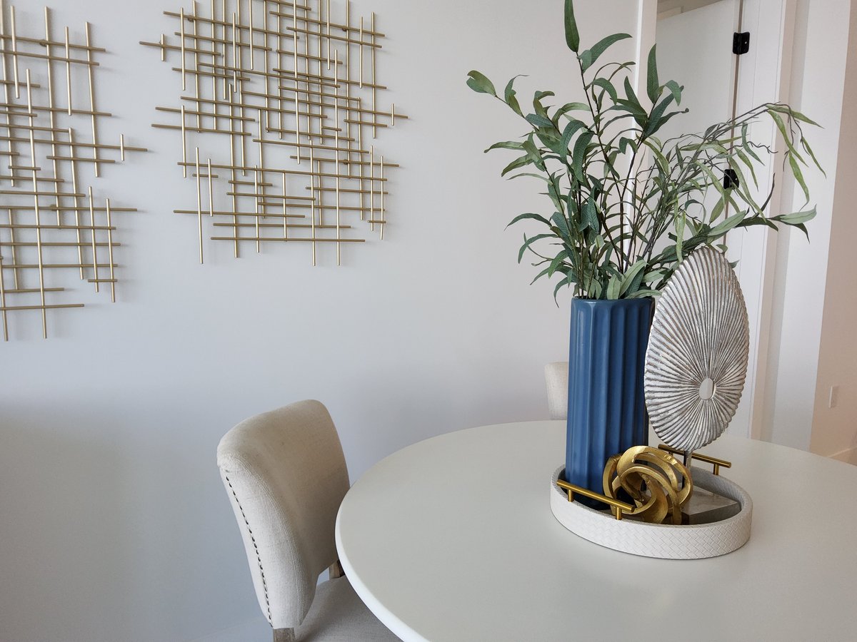 St. Pete Luxury Condo elegant dining room